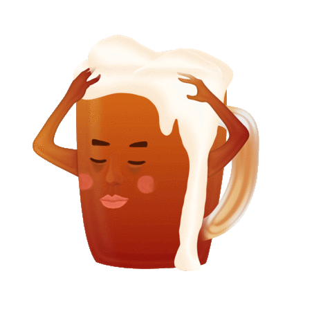 Celebrate Happy Hour Sticker by Cynthia Zhu