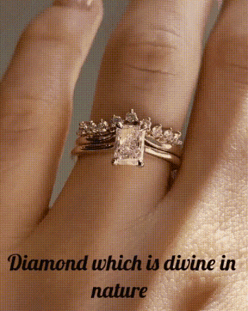 ShivShambuDiamonds diamond ring diamond ring radiant GIF