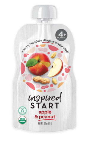 Baby Food Apple Sticker by Inspired Start