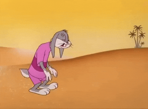 Tired Looney Tunes GIF by Salih Kizilkaya by salihkizilkaya