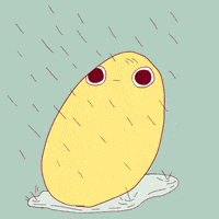 rain raining GIF by Sweet potatoes