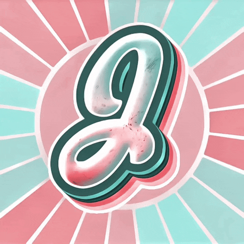 Pink Typography GIF by The3Flamingos