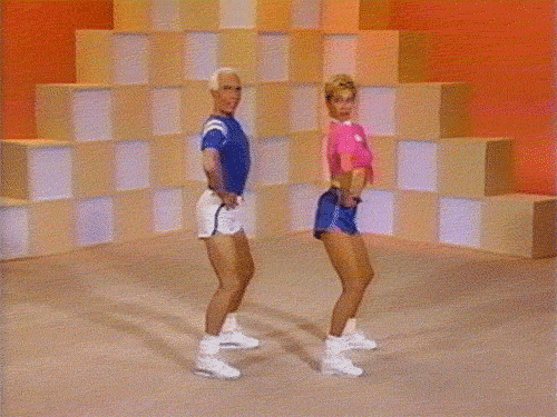 80s dancing GIF