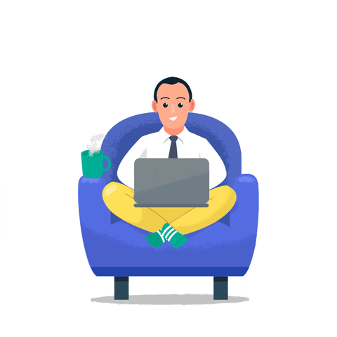 Home Office Coffee GIF by Kroppa Digital Agency