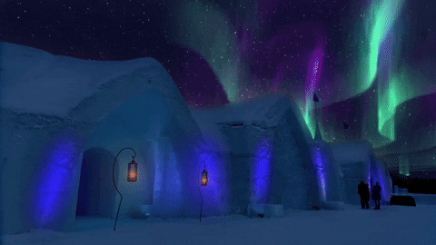 Northern Lights Snow GIF by Hallmark Channel - Find & Share on GIPHY