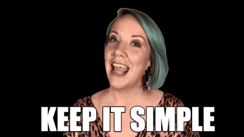 Giphy - Keep It Simple GIF by maddyshine