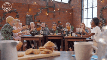 Cheers Celebrate GIF by The Great British Sewing Bee