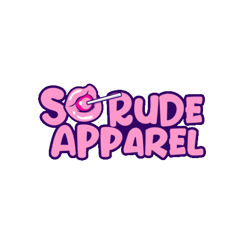 So Rude Apparel Sticker