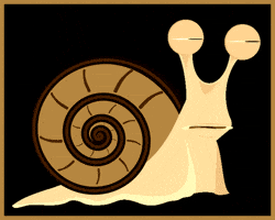 Looking Land Snail GIF