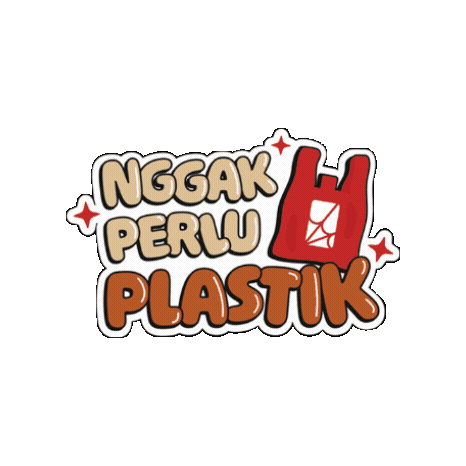 Nggakperluplastik Sticker by Laba-Laba Reparasi