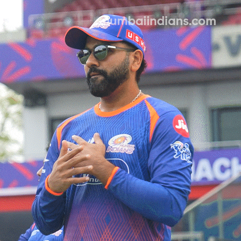 Happy Rohit Sharma GIF by Mumbai Indians