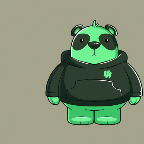 Teddy Bear Panda GIF by SuperVerse