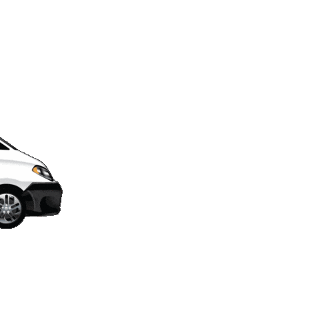 Orange Van Sticker by County Food Trails