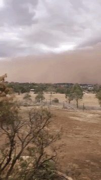 'Goodbye Fair World': Dust Storm Blankets Towns Across Central West New South Wales