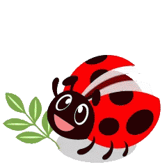 Happy Bugs Sticker by Fran BugMe