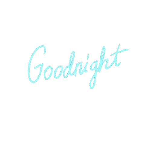 Good Night Text Sticker