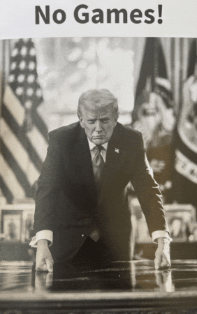 Trump No Games GIF