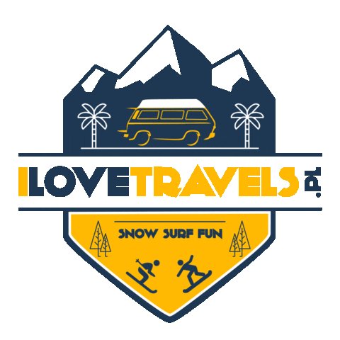 I Love Travels Sticker