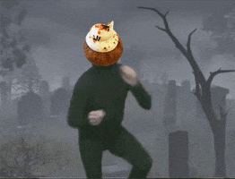 voodoodoughnut dance halloween pumpkin voodoo GIF
