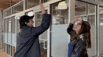 High Five We Did It GIF by Codédex