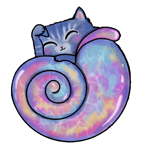 Happy Cat Sticker by Barbaramtbbq