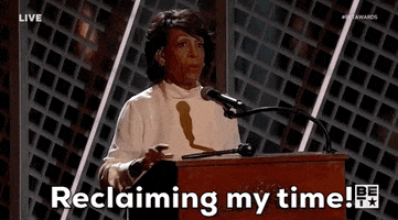 Maxine Waters Reclaiming My Time GIF by BET Awards