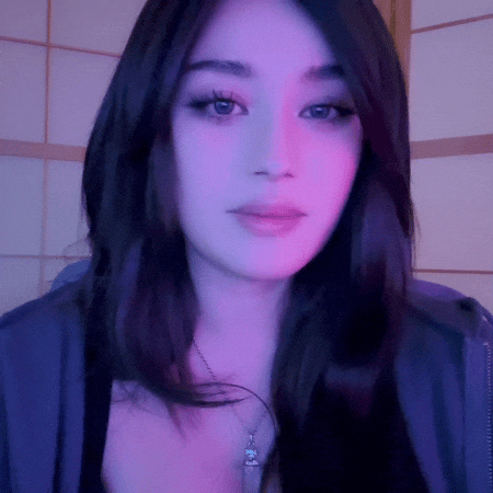 Cute Girl Twitch GIF