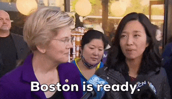 Elizabeth Warren Boston GIF by GIPHY News