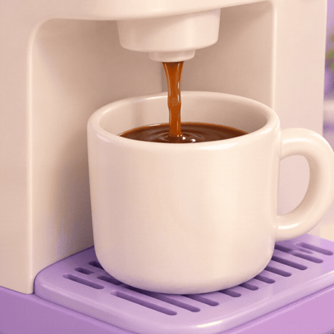 Coffee Time GIF by Naru Naru