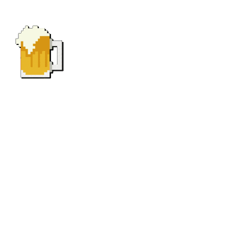 Pixel Beer Sticker