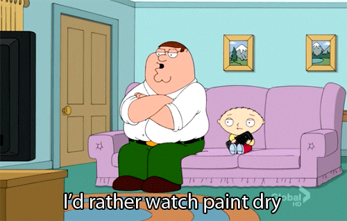 Image result for watching paint dry gif