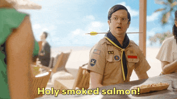 Smoked Salmon Omg GIF by CBS