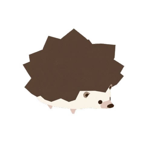 Hedgehog Forester Sticker