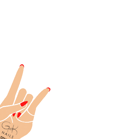 Party Nails Sticker by Grace Kingsley