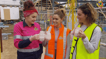 Channel 9 Cheers GIF by The Block