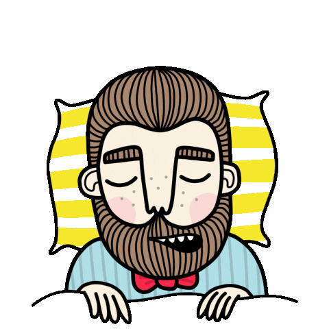 Sleepy Sleeping Sticker