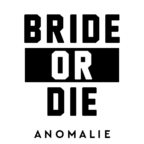 Wedding Dress Fashion Sticker by Anomalie