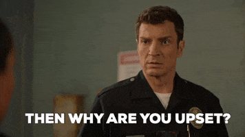 Therookie Why Are You Upset GIF by ABC Network