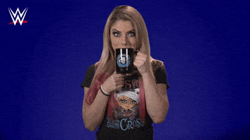 Coffee Time Reaction GIF by WWE