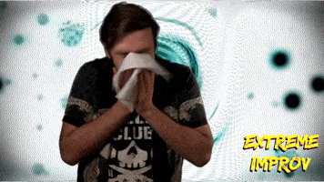 Sick Toilet Paper GIF by Extreme Improv