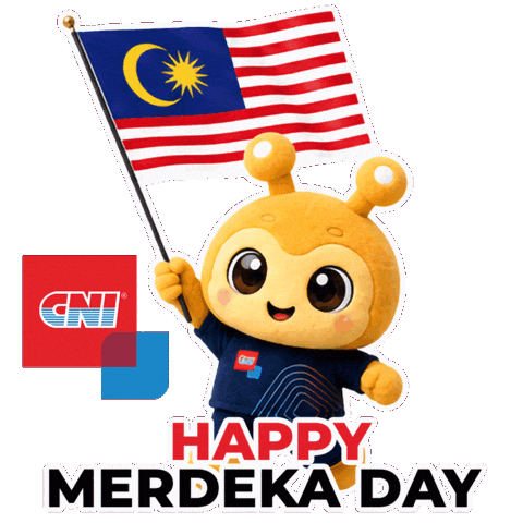 Independence Day Malaysia Sticker by CNI
