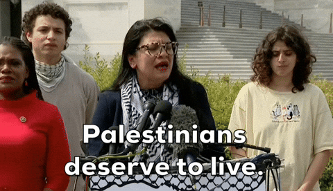 Rashida Tlaib Palestine GIF by GIPHY News - Find & Share on GIPHY
