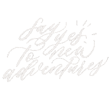 Say Yes Lettering Sticker