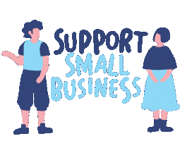 Shop Local Happy Dance Sticker by Ampjar