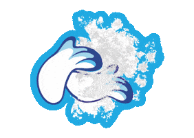 Hands Cloud Sticker by Lazyghost