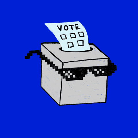 Register To Vote Ballot Box GIF by INTO ACTION