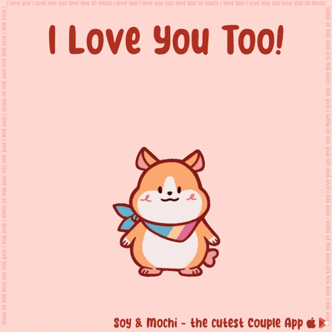 I Love You Yawn GIF by SoyandMochi