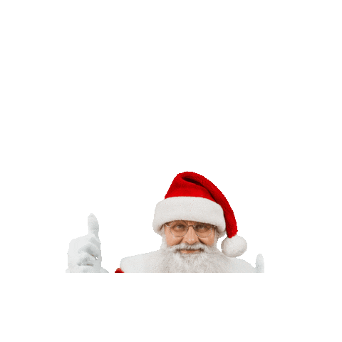 Santa Claus Thumbs Up Sticker by Sheds Direct Ireland