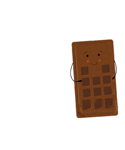 Chocolate Sticker by Kahkow