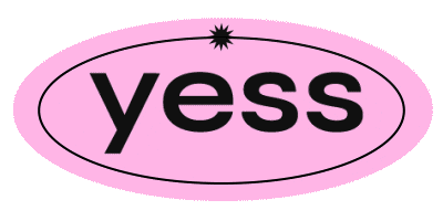 Rosa Yes Sticker by dado_studio